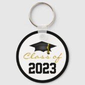 Classy Class of 2023 Graduation Cap Schlüsselanhänger (Vorderseite)