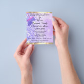 Classy Cleaning Services House Behalte Lila Flyer (Gruppe)