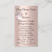Classy Cleaning Services House Behalte QRCode-Logo Visitenkarte (Vorderseite)