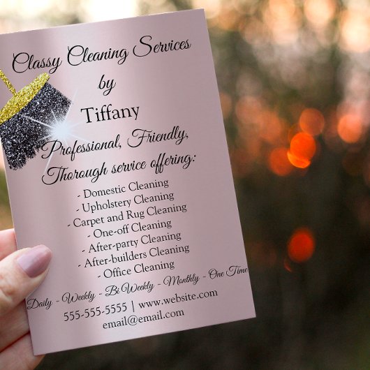 Classy Cleaning Services House Behaltend Residenz Flyer