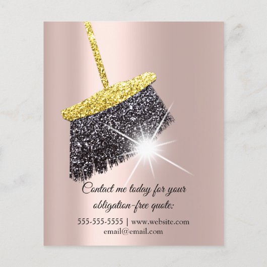 Classy Cleaning Services House Keeping Residencial Flyer (Hinten)