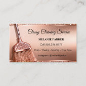 Classy Cleaning Services Visitenkarte (Vorderseite)