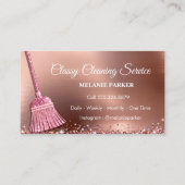 Classy Cleaning Services Visitenkarte (Vorderseite)
