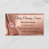 Classy Cleaning Services Visitenkarte (Vorderseite)