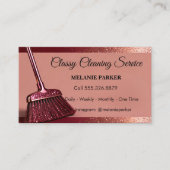 Classy Cleaning Services Visitenkarte (Vorderseite)
