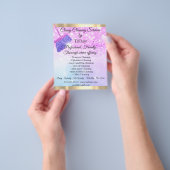 Classy Clearing Service House Behaltend Rosa Glitz Flyer (Gruppe)