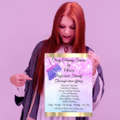 Classy Clearing Service House Behaltend Rosa Glitz Flyer