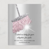 Classy Clearing Services House Behalte Grau Pink F Flyer (Hinten)