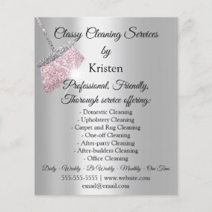Classy Clearing Services House Behalte Grau Pink F Flyer