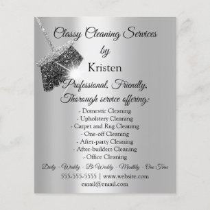 Classy Clearing Services House Behaltend Grau Silv Flyer