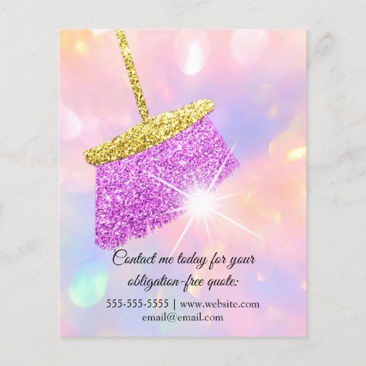 Classy Clearing Services House Behaltend Holograph Flyer (Hinten)