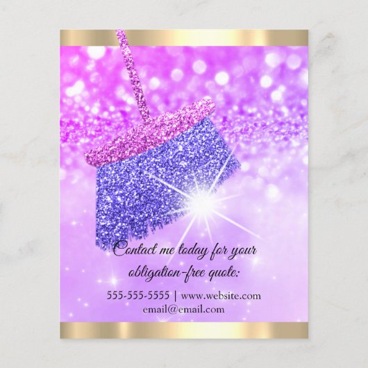 Classy Clearing Services House Behaltend Rosa Spar Flyer (Hinten)