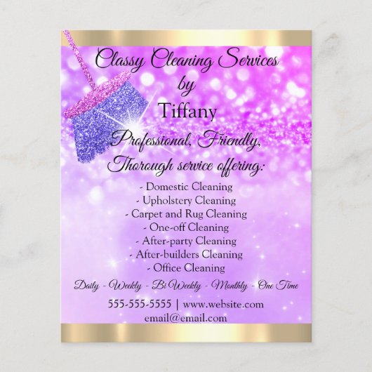 Classy Clearing Services House Behaltend Rosa Spar Flyer (Vorne)