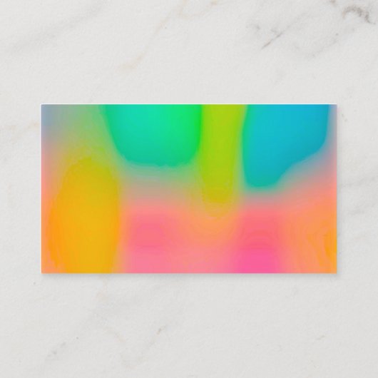 Classy Clearing Services Ombre Pink Gold Glitzer Visitenkarte (Rückseite)