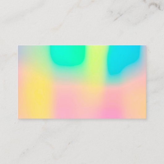 Classy Clearing Services Ombre Pink Gold Glitzer Visitenkarte (Rückseite)