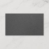 Classy Clearing Services Rose Logo Maid Kraft Glam Visitenkarte (Rückseite)