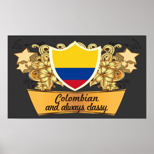 Classy Colombian Poster (Vorne)