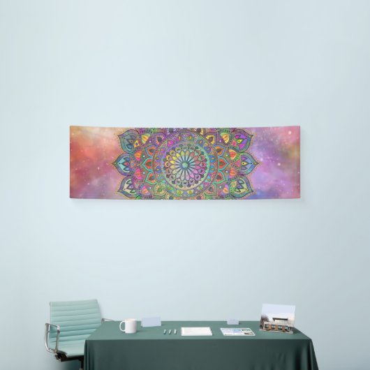 Classy Colorful Mandala India Style 1 Banner (Messeveranstaltung)
