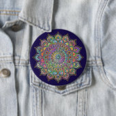 Classy Colorful Mandala India Style 1 Button (Beispiel)