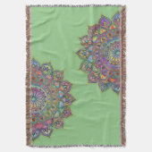 Classy Colorful Mandala India Style 1 Decke (Vorderseite Vertikal)