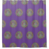 Classy Colorful Mandala India Style 1 Duschvorhang (Vorderseite)