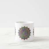 Classy Colorful Mandala India Style 1 Espressotasse (Vorderseite)