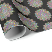 Classy Colorful Mandala India Style 1 Geschenkpapier (Rolleneckpunkt)