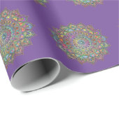 Classy Colorful Mandala India Style 1 Geschenkpapier (Rolleneckpunkt)