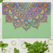 Classy Colorful Mandala India Style 1 Geschirrtuch (Gefaltet)