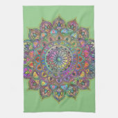 Classy Colorful Mandala India Style 1 Geschirrtuch (Vertikal)