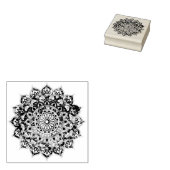 Classy Colorful Mandala India Style 1 Gummistempel (Stempel)