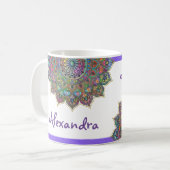 Classy Colorful Mandala India Style 1 Kaffeetasse (Vorderseite Links)