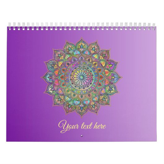 Classy Colorful Mandala India Style 1 Kalender (Titelbild)