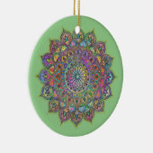 Classy Colorful Mandala India Style 1 Keramik Ornament (Rechts)