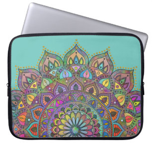 Classy Colorful Mandala India Style 1 Laptopschutzhülle