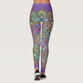 Classy Colorful Mandala India Style 1 Leggings (Rückseite)