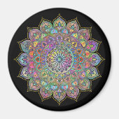 Classy Colorful Mandala India Style 1 Magnet (Vorne)