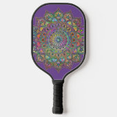 Classy Colorful Mandala India Style 1 Pickleball Schläger (Rückseite)