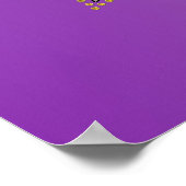 Classy Colorful Mandala India Style 1 Poster (Ecke)