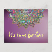 Classy Colorful Mandala India Style 1 Postkarte (Vorderseite)