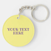 Classy Colorful Mandala India Style 1 Schlüsselanhänger (Rückseite)