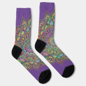 Classy Colorful Mandala India Style 1 Socken (Rechts)
