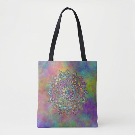Classy Colorful Mandala India Style 1 Tasche (Vorderseite)