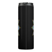Classy Colorful Mandala India Style 1 Thermosbecher (Rückseite)