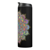 Classy Colorful Mandala India Style 1 Thermosbecher (Nach rechts gedreht)