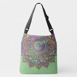 Classy Colorful Mandala India Style 1 Tragetaschen Mit Langen Trägern
