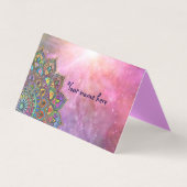 Classy Colorful Mandala India Style 1 Visitenkarten (Vorderseite)