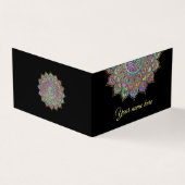 Classy Colorful Mandala India Style 1 Visitenkarten (Vorderseite)