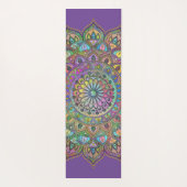 Classy Colorful Mandala India Style 1 Yogamatte (Rückseite)