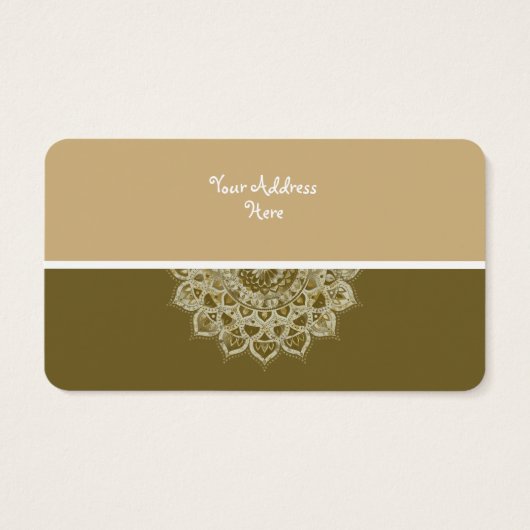 Classy Colorful Mandala India Style 4 (Rückseite)